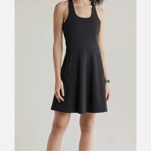 Zella‎ Daybreak Cross Back Tennis Mini Dress Size Small Black